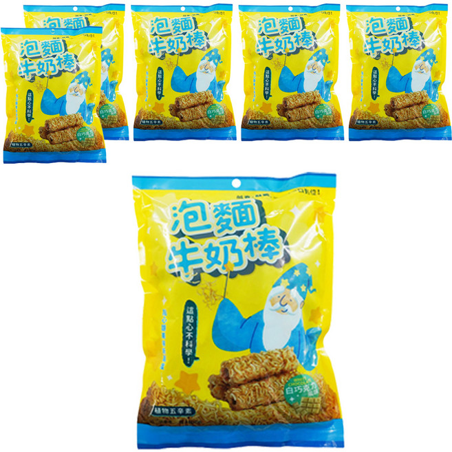 金合麥 泡麵白巧克力風味棒, 150g, 6袋