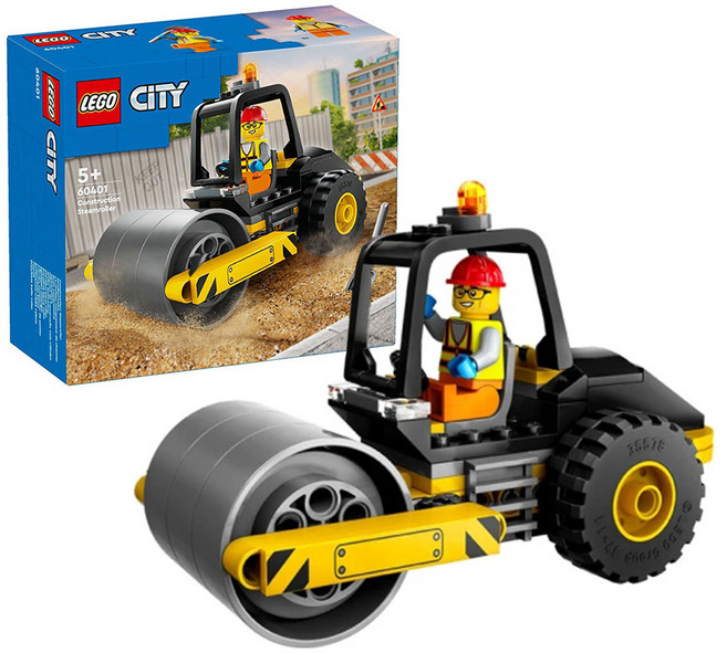 LEGO 60401 城市系列, 工程蒸氣壓路機 Construction Steamroller, 1盒