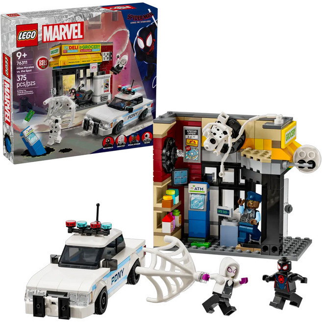 LEGO 76311 SH 蜘蛛宇宙:邁爾斯摩拉斯大戰斑點人(4), 1盒