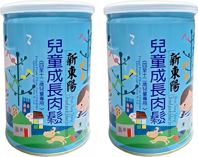 新東陽 兒童成長肉鬆 4~12歲, 190g, 2罐