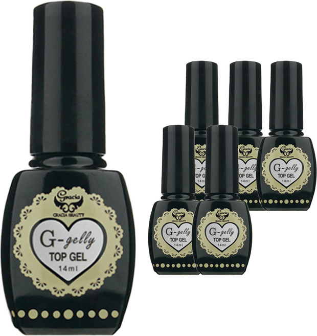 gracia Giselle Top Gel, 14ml, 6個, 單一顏色