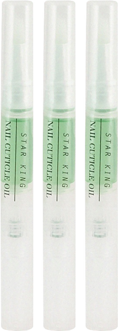 STAR KING 星之冠 祕密花園 指緣油營養筆 蘆薈, 5ml, 3支