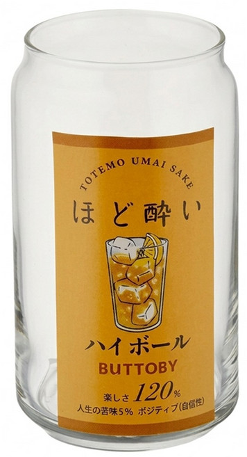 sun art 罐形玻璃杯 中度醉酒高脚杯 san3882-4, 透明, 1入