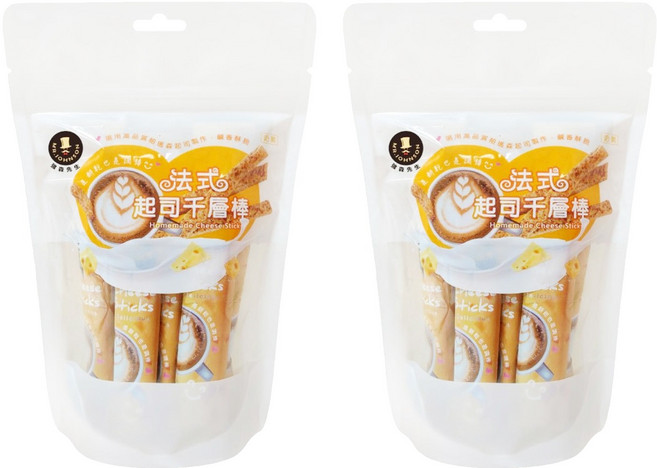 MR.JOHNSON 強森先生 法式起司千層棒, 150g, 2袋