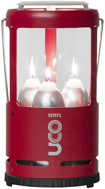 UCO Candlelier Candle Lantern 蠟燭營燈 C-C-STD 大 20 x 10cm 510g, 櫻桃紅, 1個