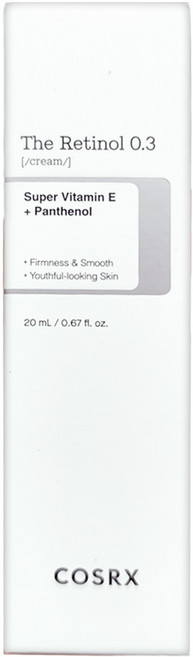 COSRX 台灣公司貨 THE RX-0.3 純A醇霜, 20g, 20ml, 1瓶