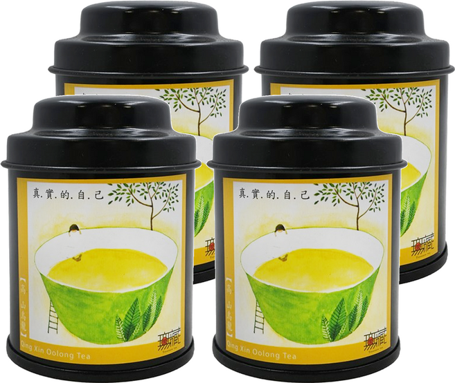無藏茗茶 阿里山故事茶 高山烏龍 小茶罐, 18g, 1入, 4罐