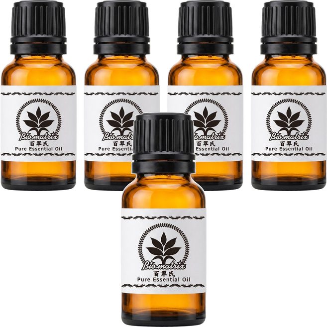 Bio-matrix 百翠氏 佛手柑 純精油 50ml 5瓶 天然草本單方 清新柑橘香氣 柔和果香調性 適合空間擴香