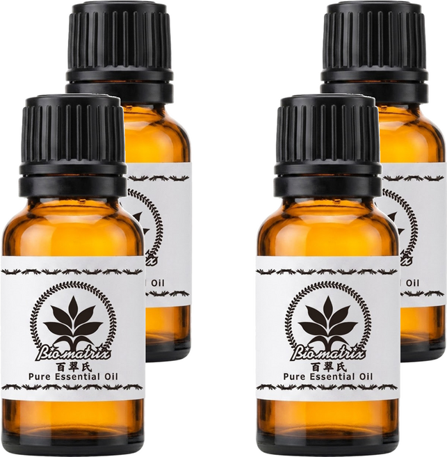 Bio-matrix 百翠氏 佛手柑 純精油 天然草本單方 50ml 4瓶 清新柑橘香氣 柔和果香調性 適合空間擴香