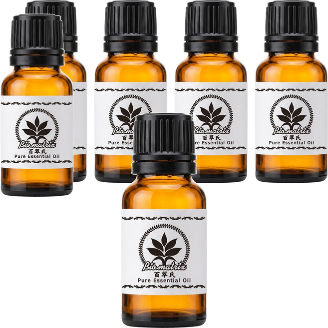 Bio-matrix 百翠氏 佛手柑 純精油 天然草本單方 50ml 6瓶 清新柑橘香氣 柔和果香調性 適合空間擴香