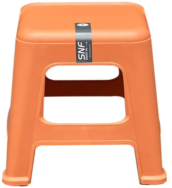 bebehome 北歐風加厚矮凳 31.5 x 26 x 33cm 740g, 橘色, 1個