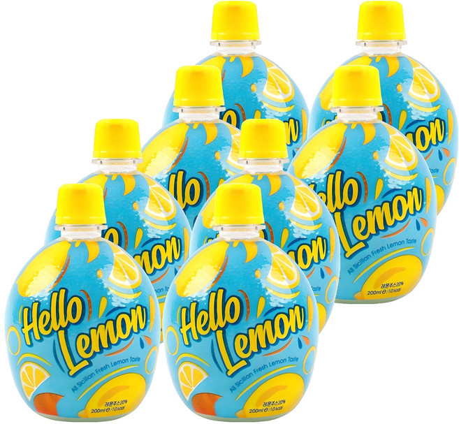 檸檬汁, 200ml, 8個