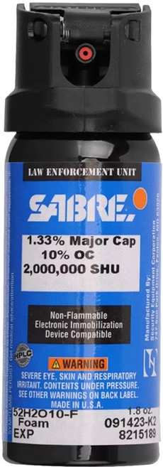 SABRE 沙豹 泡沫執法型 專業防身噴劑 1.8oz 53ml, 1罐