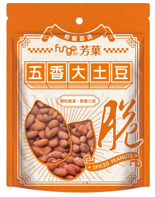 Fungo 芳菓 五香大土豆, 1包, 140g