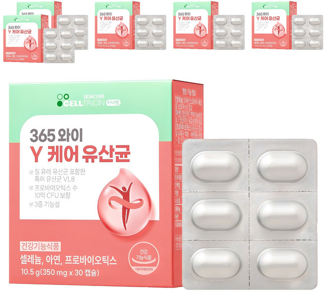 INNERLAB 365女性Y Care益生菌膠囊, 30錠, 6盒
