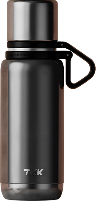 TKK 悅境附杯保溫瓶 316不鏽鋼, 星空灰, 1個, 800ml