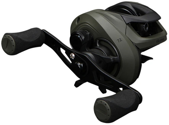 okuma 寶熊釣具 特戰 雙軸式捲線器 右手, SD100HA, 軍綠色
