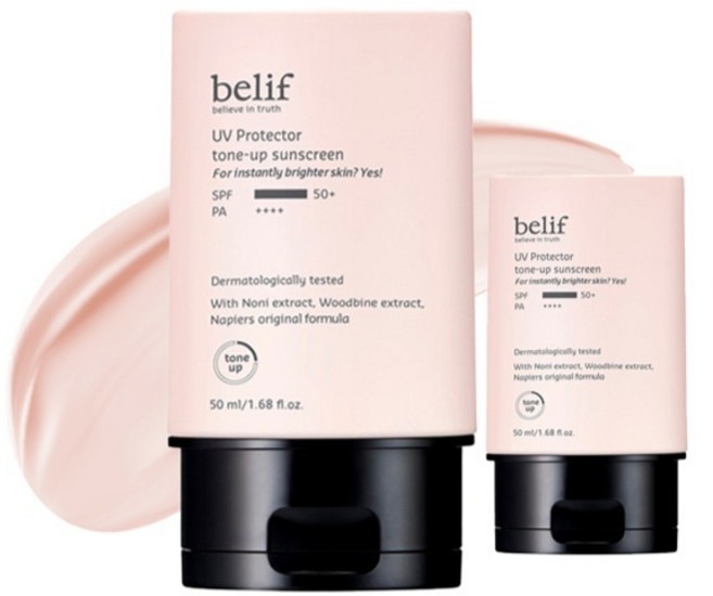 빌리프 UV프로텍터 톤업 선 스크린 SPF50+ PA++++, 50ml, 2개