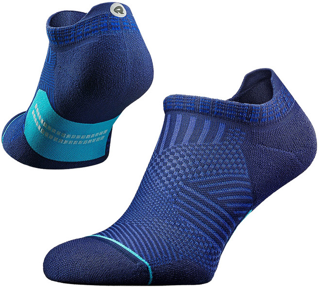 ROCKAY Accelerate Socks 競速超短筒機能襪, Navy + Blue, 1雙
