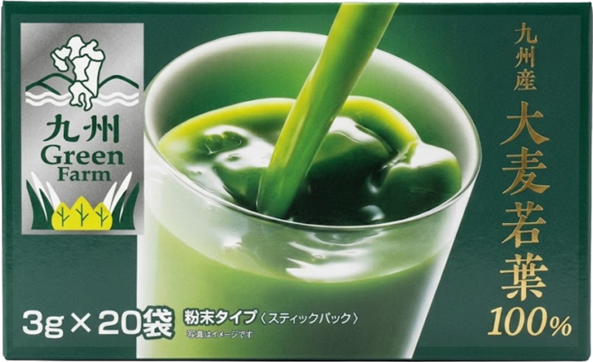 九州 Green Farm 日本九州產 大麥若葉青汁 20入, 60g, 1盒