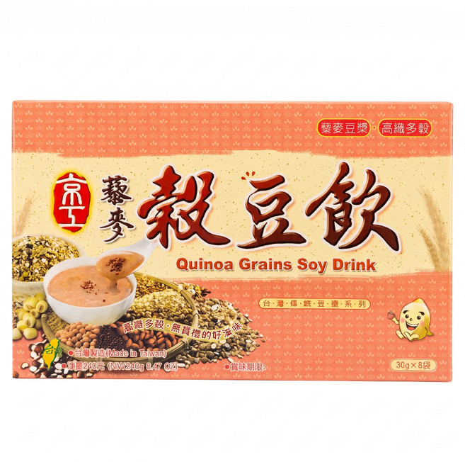 京工 藜麥穀豆飲, 30g, 1盒, 8包