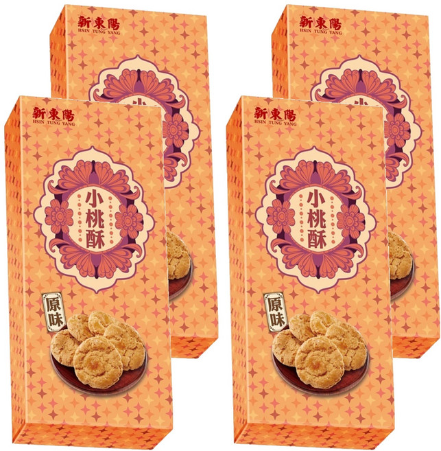 新東陽 小桃酥禮盒, 140g, 4盒