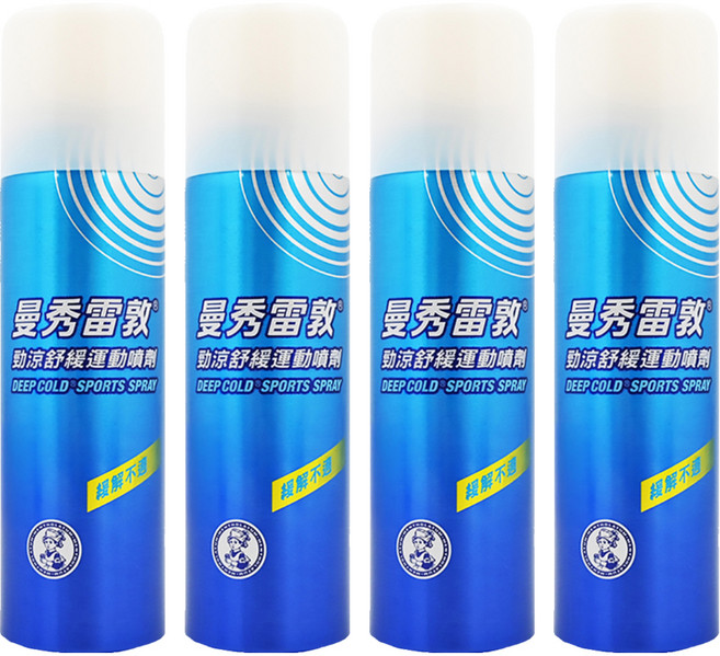 MENTHOLATUM 曼秀雷敦 勁涼舒緩運動噴霧, 4瓶