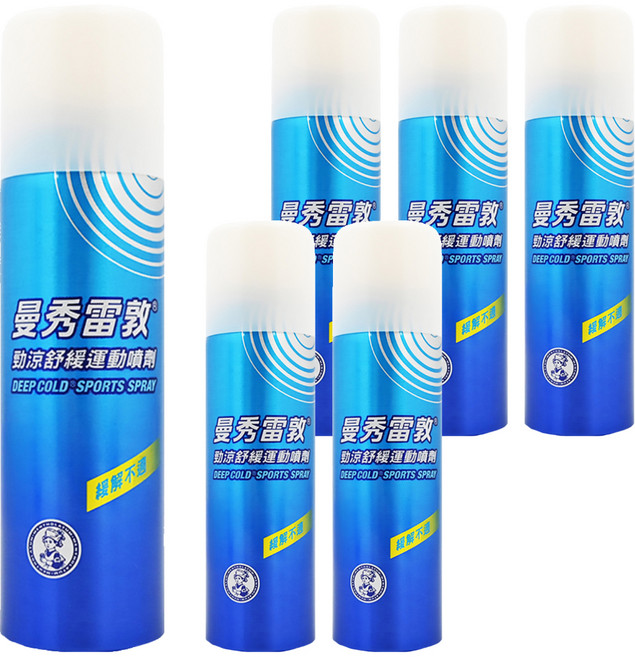 MENTHOLATUM 曼秀雷敦 勁涼舒緩運動噴霧, 6瓶