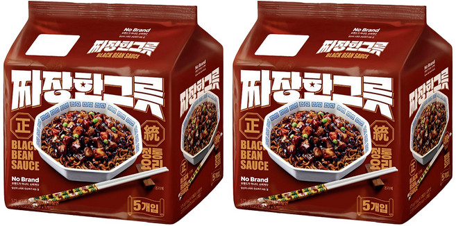 No Brand 韓式炸醬拉麵 115g 5包, 10包