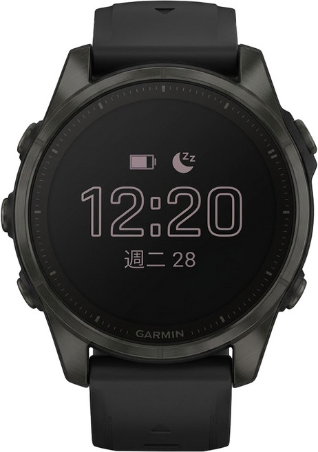 GARMIN FENIX 8 AMOLED 全方位戶外進階GPS智慧腕錶 43mm, 石墨灰, 1.3吋, GPS + 藍牙