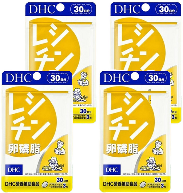 DHC 台灣公司貨 卵磷脂 30日份, 90顆, 415mg, 4包