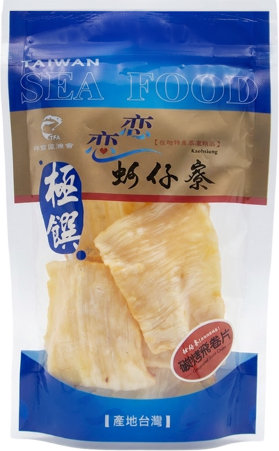 極饌 炭烤飛卷片, 1包, 90g