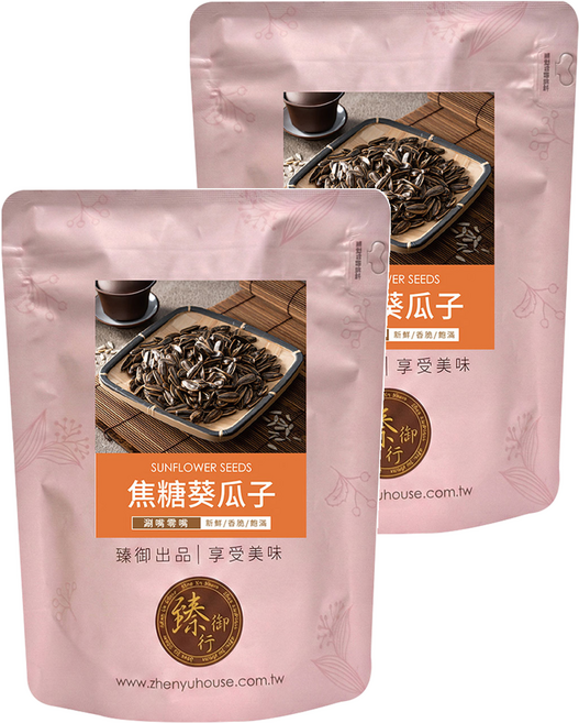 臻御行 焦糖葵瓜子, 2個, 300g