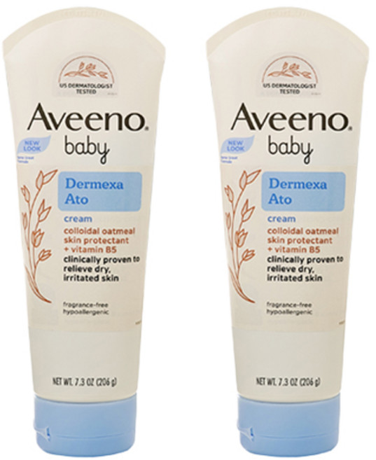 Aveeno 艾惟諾 燕麥舒緩保濕霜, 206g, 2條