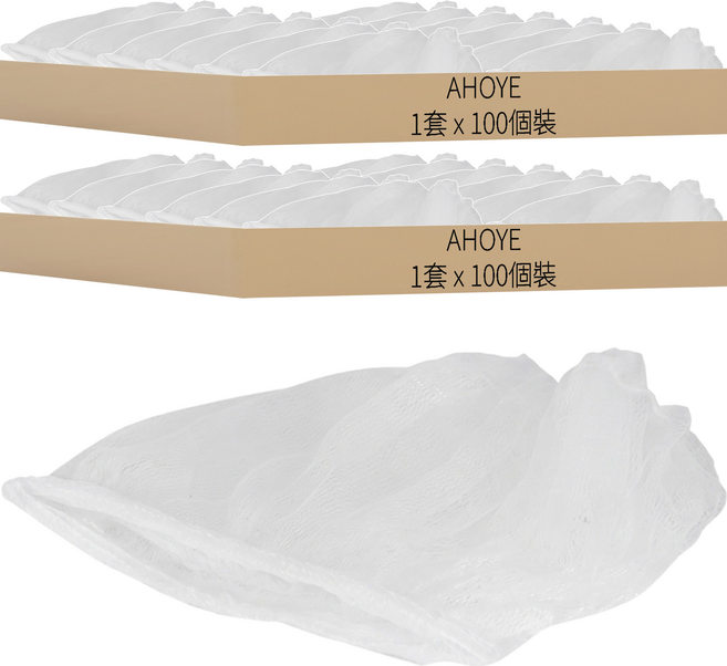 AHOYE 高彈超細密水槽濾網, 2套, 100個裝