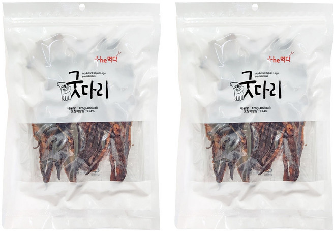 Themukda 自然五感 美腿調味魷魚, 120g, 2個