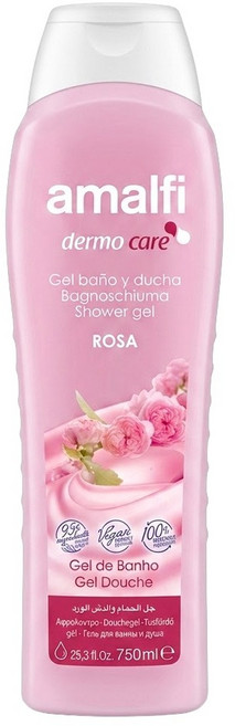 amalfi 薔薇花瓣淨白透亮沐浴露, 750ml, 1瓶