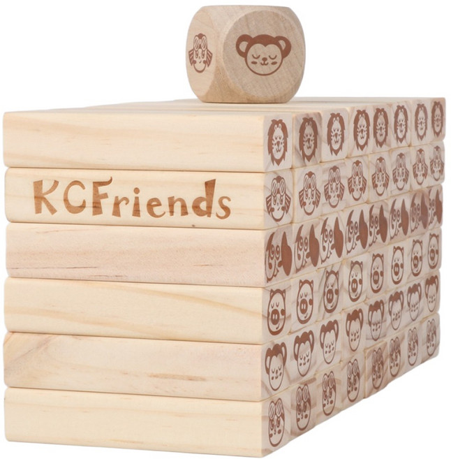 KCFriends 動物疊疊樂, 1組