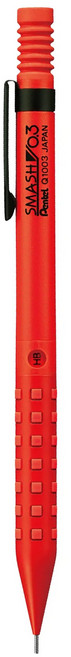 Pentel 飛龍文具 SMASH 製圖鉛筆 紅桿 XQ1005-B, 0.5mm, 1支