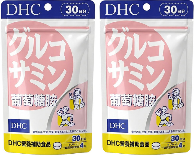 DHC 台灣公司貨 葡萄糖胺 30日份, 120錠, 500mg, 2包