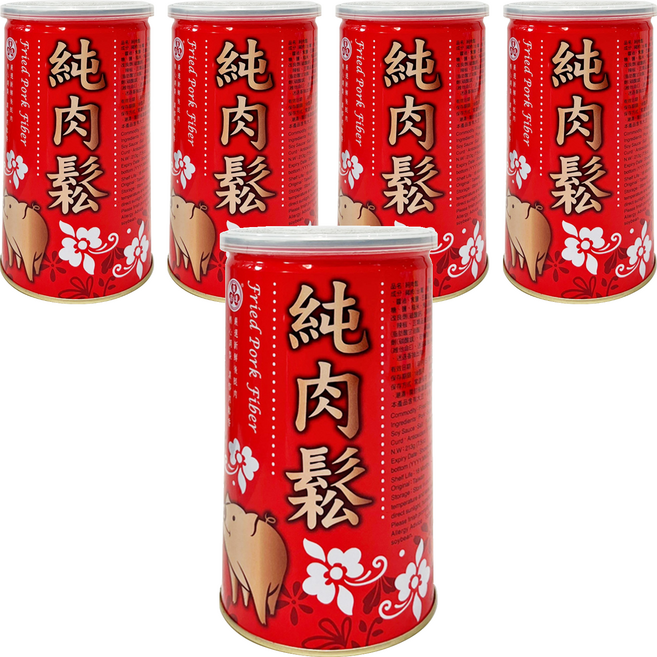 廣達香 純肉鬆, 213g, 5罐