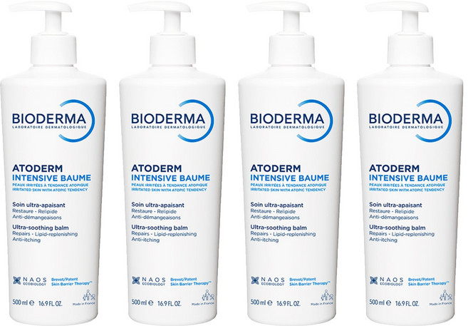 BIODERMA Atoderm強效舒益修護精華乳, 500ml, 4瓶