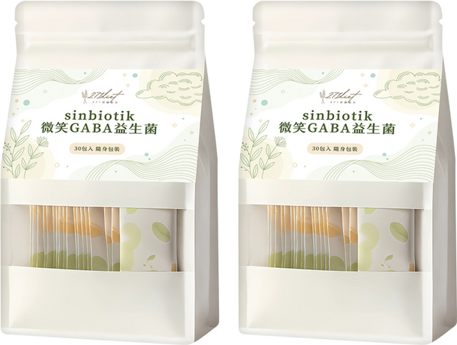 271diet sinbiotik 微笑GABA益生菌(隨身包款式隨機), 60g, 2套