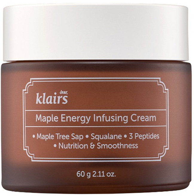 klairs 楓糖能量注入霜, 1個, 60g