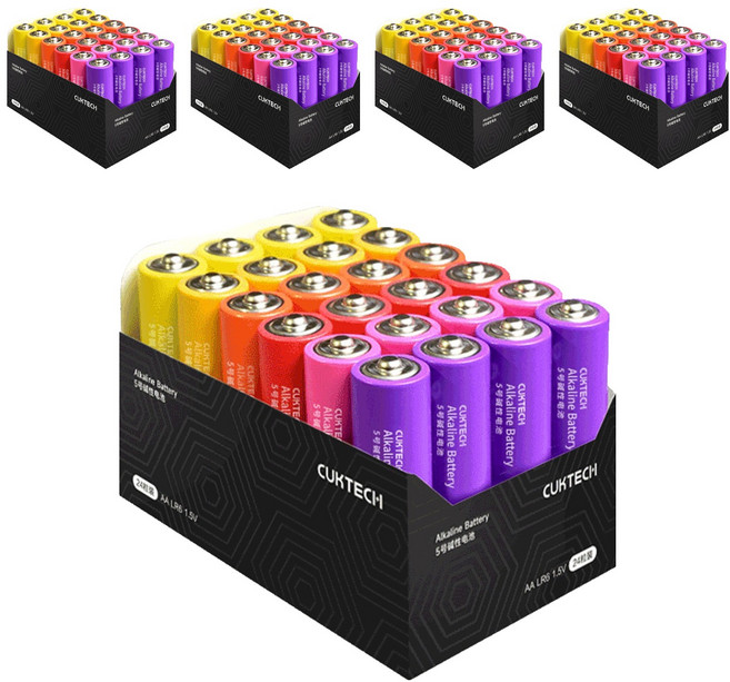 Cuktech 鹼性3號電池 B08, 5組, 24顆