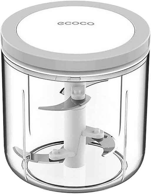 可收納大拉環食物調理器 E1921 1L 404g, 經典灰, 1個
