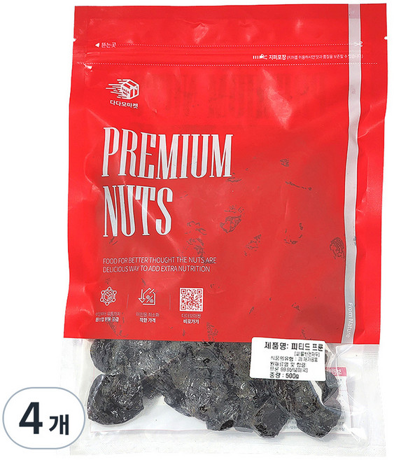 Dadamomarket 西梅乾, 500g, 4個