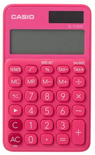 CASIO 卡西歐 計算機, 桃紅色, 1個