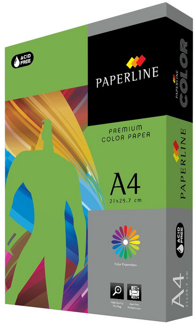 PAPERLINE 彩色影印紙 PL230 翠綠色 80磅, A4, 500張