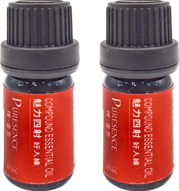 PURESENCE 樸香氛 頂級天然精油 魅力四射, 5ml, 2盒